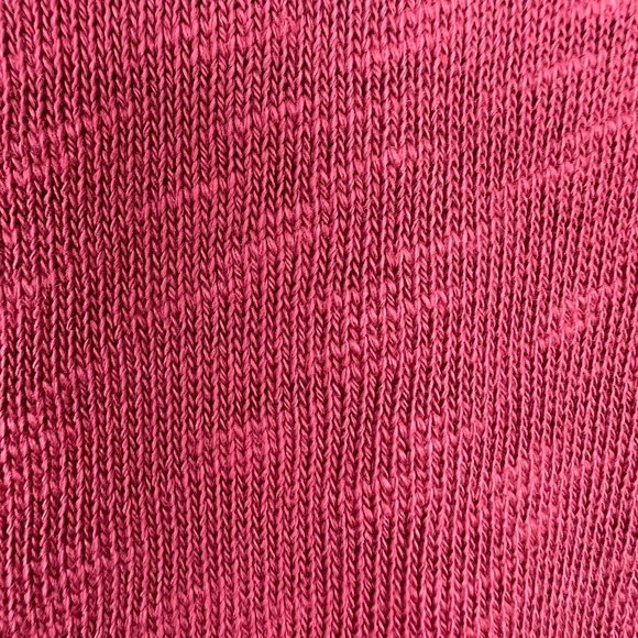 T.La Anthropologie Cardigan‎ Womens Medium Pink Knit Open Pleated Ruffle Sweater - Picture 9 of 10